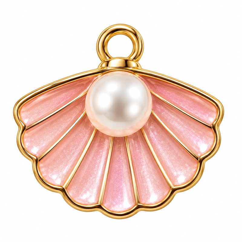Pink Shell Charm, inspired by Velvet Coast