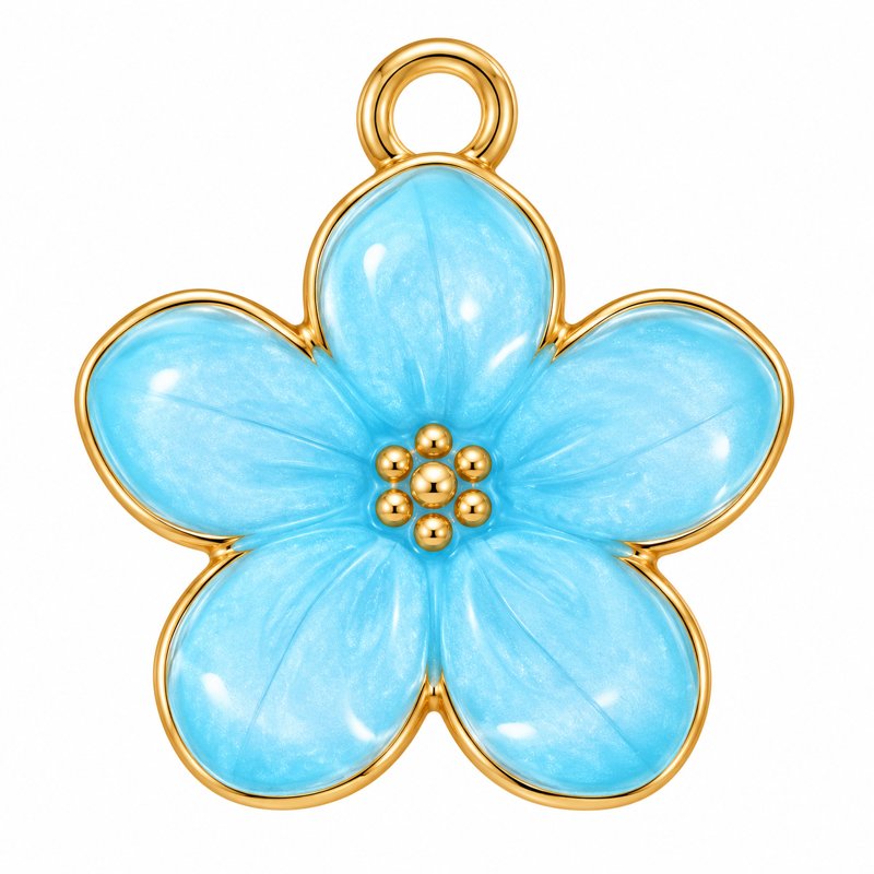 Blue Flower Charm, inspired by Sky Bloom
